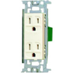 トラスコ中山 Panasonic フルカラー接地ダブルコンセント(ご注文単位 10台)【直送品】