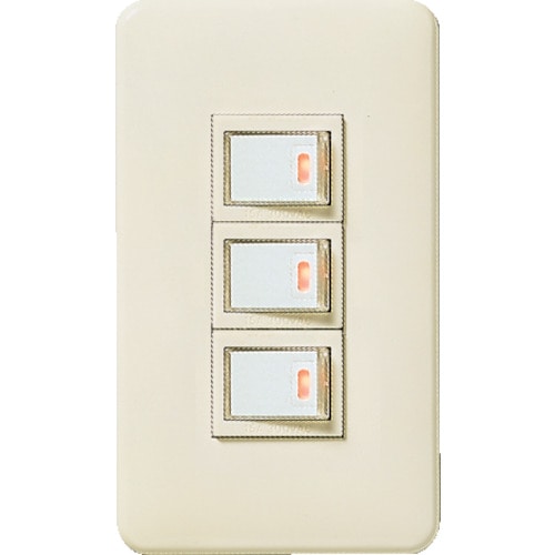 トラスコ中山 Panasonic フルカラー埋込トリプルスイッチB(ご注文単位 1個)【直送品】