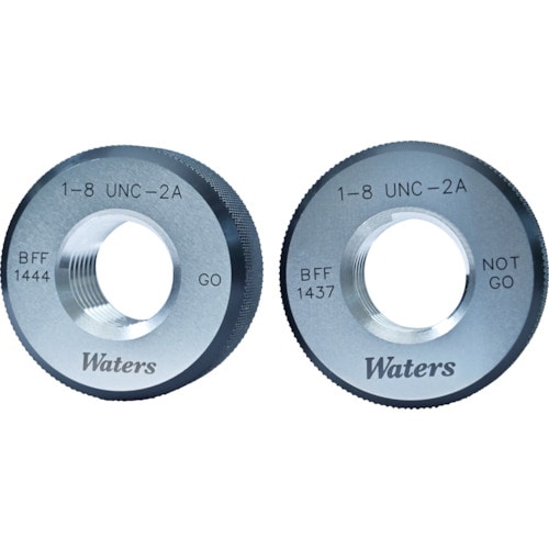 トラスコ中山 WATERS ユニファイねじ用リングゲージ(UNC) 208-9735(ご注文単位 1セット)【直送品】