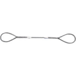 トラスコ中山 ニッコウ Wスリング 全長1.0m スリング径9mm（ご注文単位10個）【直送品】