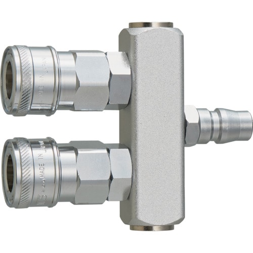 トラスコ中山 WTB 2分配エアーターミナル固定式(ご注文単位 1個)【直送品】