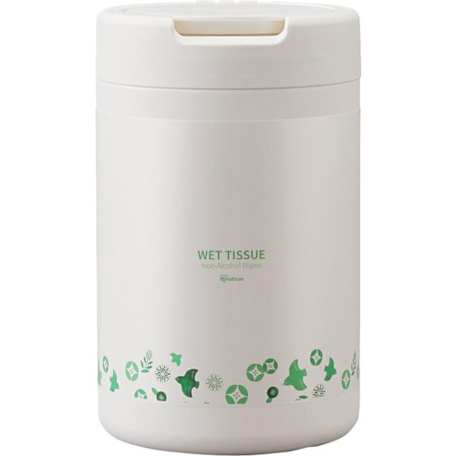 【直送品】トラスコ中山 ＩＲＩＳ 288653 除菌ができるウェットティッシュ ボトル ノンアルコールタイプ 100枚（ご注文単位 1個）