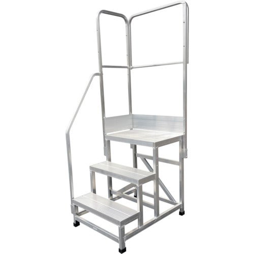 トラスコ中山 TRUSCO 片側開口手すり(左右共通) WTDB2-5660，WTDBC2-5660用（ご注文単位 1セット）【直送品】