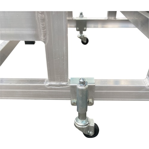 トラスコ中山 TRUSCO 溶接一体構造型作業台用 スプリング式キャスター(4個1セット)(ご注文単位 1セット)【直送品】