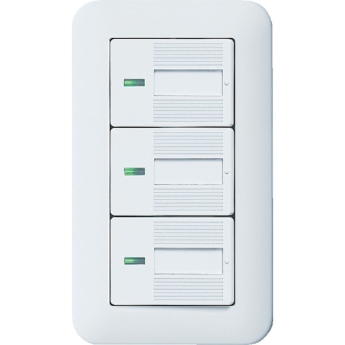 トラスコ中山 Panasonic コスモワイド埋込ほたるトリプルスイッチB(ご注文単位 1個)【直送品】