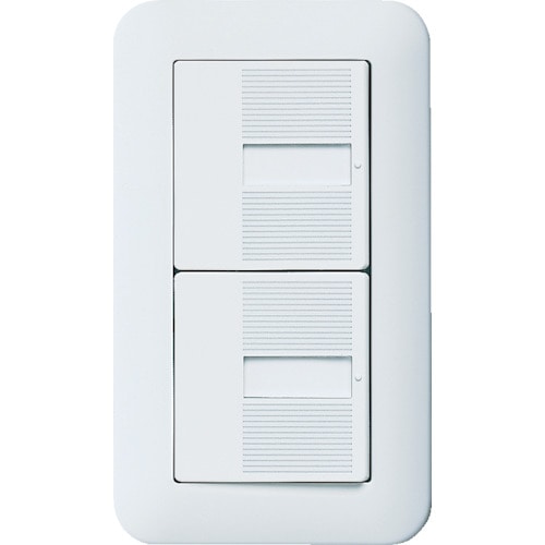 トラスコ中山 Panasonic コスモワイド埋込ネームダブルスイッチB(ご注文単位 1個)【直送品】