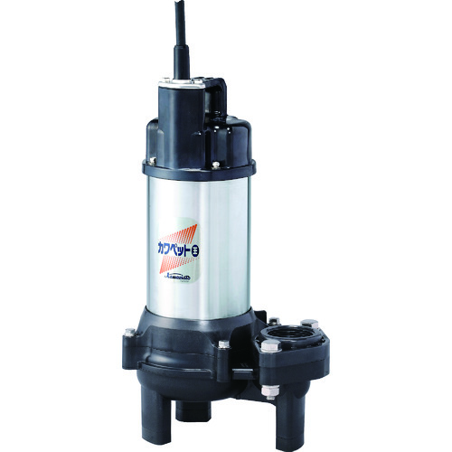 トラスコ中山 川本 排水用樹脂製水中ポンプ(汚物用) 161-3302(ご注文単位 1台)【直送品】