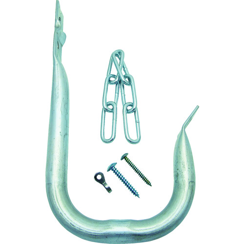 トラスコ中山 WAKI 吊金具(ビス止めタイプ) ワイルドフックC-J 19×124×239mm(ご注文単位 1個)【直送品】