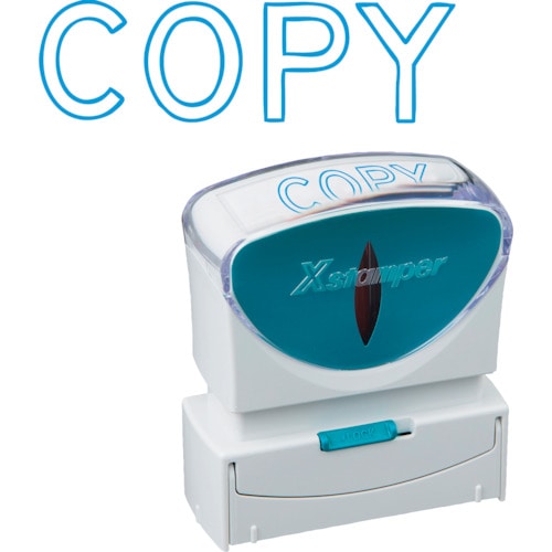 トラスコ中山 シヤチハタ スタンプ ビジネス用 キャップレス B型 藍 COPY X2-B-10063(ご注文単位 1個)【直送品】