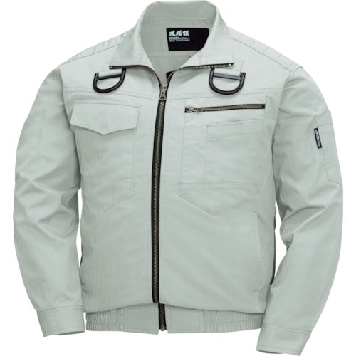 トラスコ中山 ジーベック 空調服 綿薄手現場服ヘリンボンフルハーネス仕様空調服XE98102-39-5L（ご注文単位 1着）【直送品】