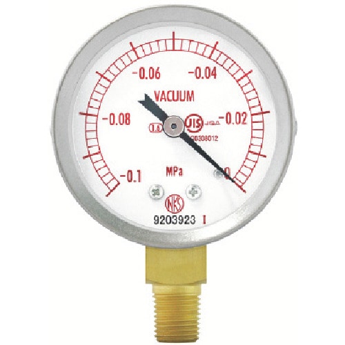 トラスコ中山 アサダ 真空ゲージ(ご注文単位 1個)【直送品】