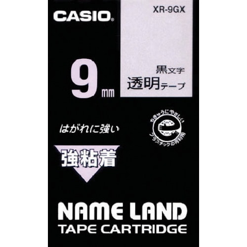 トラスコ中山 カシオ ネームランド用強粘着テープ9mm 803-6786(ご注文単位 1個)【直送品】