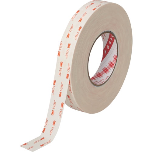 トラスコ中山 3M VHB構造用接合テープ Y-4920 25mmX33m 白(ご注文単位 1個)【直送品】