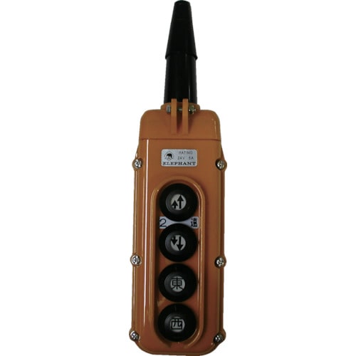 トラスコ中山 象印 F4M用4点押ボタンスイッチ (Y4BA-FB)(ご注文単位 1セット)【直送品】