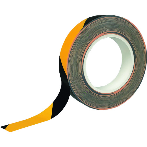 トラスコ中山 ニトムズ 耐久ラインテープDLT-NEO25x50黒/黄(ご注文単位 1巻)【直送品】