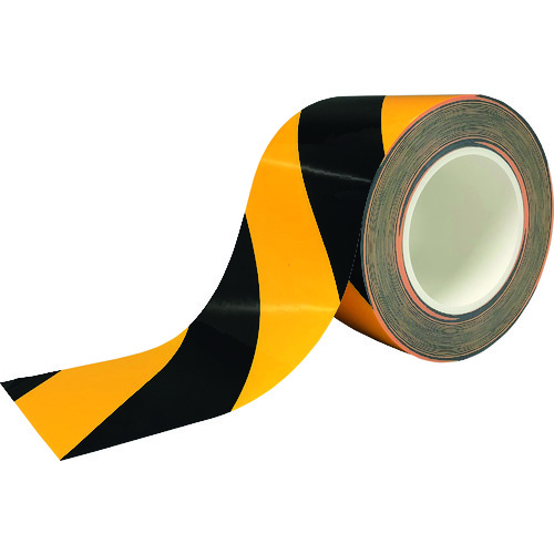 トラスコ中山 ニトムズ 耐久ラインテープDLTーNEO100x50黒/黄(ご注文単位 1巻)【直送品】