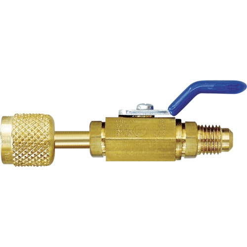 トラスコ中山 イエロージャケット ボールバルブ 1/4 メス×1/4 オス(ご注文単位 1個)【直送品】