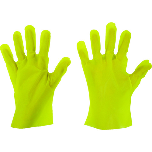 トラスコ中山 東京パック エンボス手袋五本絞りエコノミー化粧箱S イエロー(ご注文単位 1箱)【直送品】