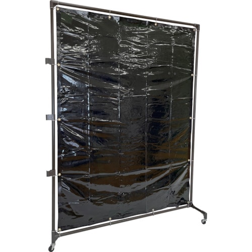 トラスコ中山 TRUSCO 溶接遮光フェンス 2015型接続 キャスター 深緑(ご注文単位 1台)【直送品】