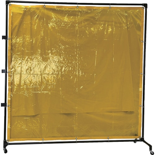 トラスコ中山 TRUSCO 溶接遮光フェンス 2020型接続 黄(ご注文単位 1台)【直送品】