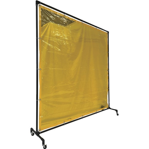 トラスコ中山 TRUSCO 溶接遮光フェンス 2020型単体 黄(ご注文単位 1台)【直送品】