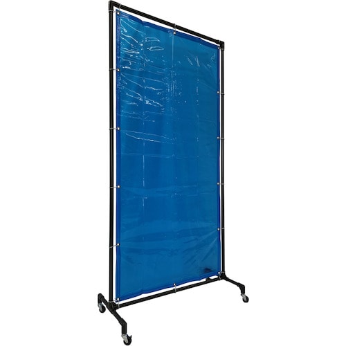 トラスコ中山 TRUSCO 溶接遮光フェンス 1020型単体 ブルー(ご注文単位 1台)【直送品】