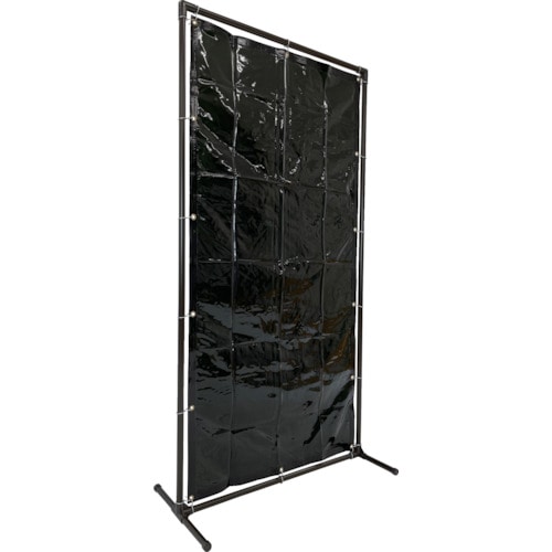 トラスコ中山 TRUSCO 溶接遮光フェンス 1020型単体固定足 深緑(ご注文単位 1台)【直送品】