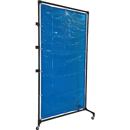 トラスコ中山 TRUSCO 溶接遮光フェンス 1020型接続 ブルー(ご注文単位 1台)【直送品】