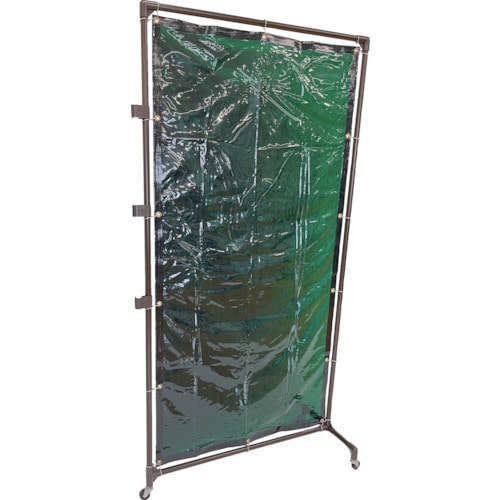 トラスコ中山 TRUSCO 溶接遮光フェンス 1020型接続 緑(ご注文単位 1台)【直送品】