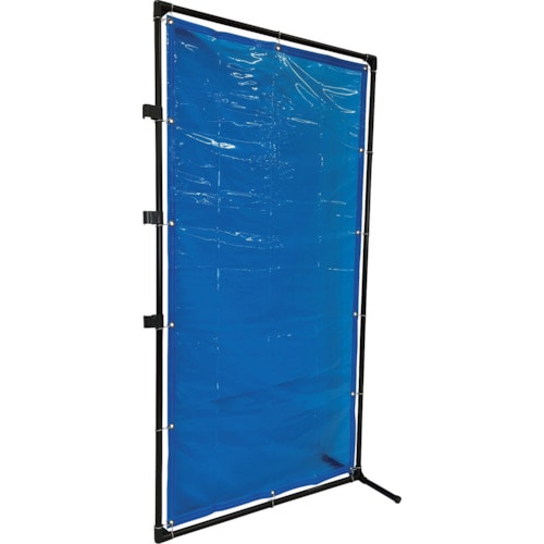 トラスコ中山 TRUSCO 溶接遮光フェンス 1020型接続固定足 ブルー(ご注文単位 1台)【直送品】