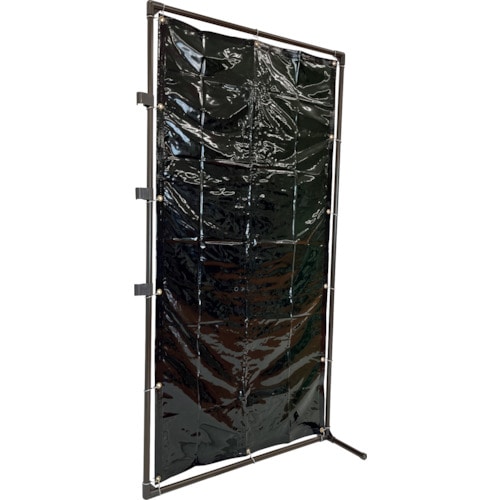 トラスコ中山 TRUSCO 溶接遮光フェンス 1020型接続固定足 深緑(ご注文単位 1台)【直送品】