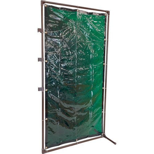 トラスコ中山 TRUSCO 溶接遮光フェンス 1020型接続固定足 緑(ご注文単位 1台)【直送品】