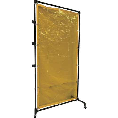 トラスコ中山 TRUSCO 溶接遮光フェンス 1020型接続 黄(ご注文単位 1台)【直送品】