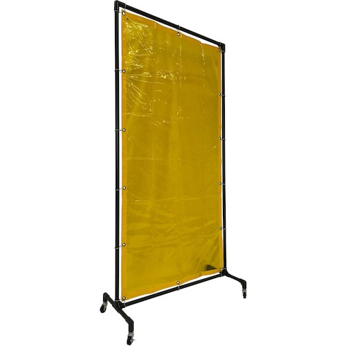 トラスコ中山 TRUSCO 溶接遮光フェンス 1020型単体 黄(ご注文単位 1台)【直送品】