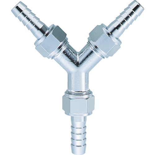 トラスコ中山 TRUSCO Y型ホースジョイント 1/4 1個入(ご注文単位 1パック)【直送品】