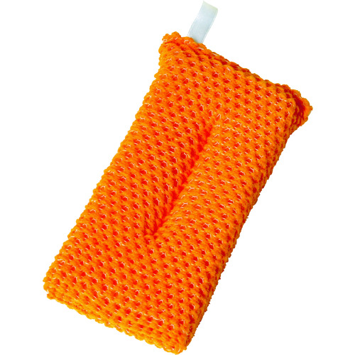 トラスコ中山 aisen スポンジ アクリルネットクリーナー Or(ご注文単位 1個)【直送品】