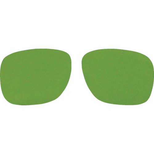 トラスコ中山 YAMAMOTO 二眼型遮光めがね YM-2 #1.7用スペアレンズ(ご注文単位 1組)【直送品】