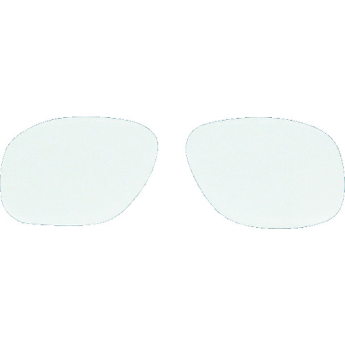 トラスコ中山 YAMAMOTO 二眼型保護メガネYM-2用スペアレンズ（ご注文単位 1組）【直送品】