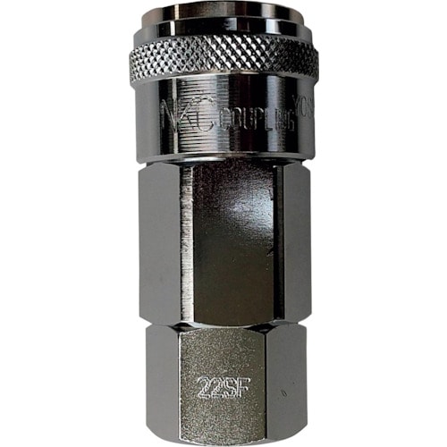 トラスコ中山 NKCカップリング YNL型ワンタッチカップリングソケット Rc1/2メネジ(ご注文単位 10個)【直送品】