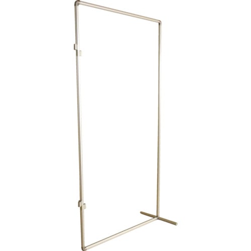 トラスコ中山 吉野 衝立用アルミパイプ 1×2 接続固定(ご注文単位 1台)【直送品】