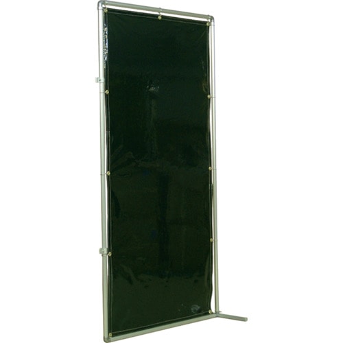 トラスコ中山 吉野 遮光フェンスアルミパイプ 1×2 接続固定 ダークグリーン(ご注文単位 1台)【直送品】