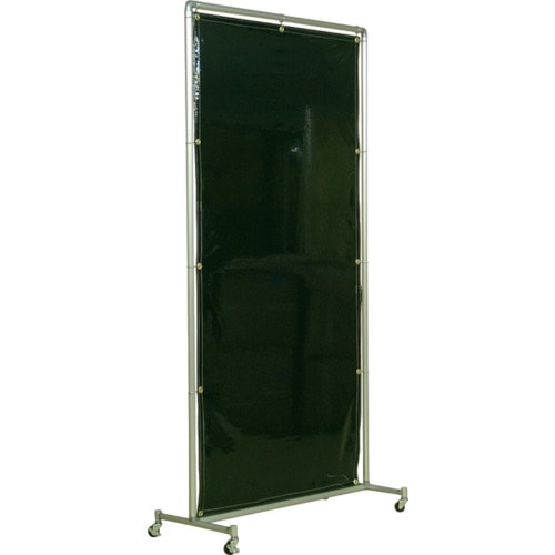 トラスコ中山 吉野 遮光フェンスアルミパイプ 1×2 単体キャスター ダークグリーン(ご注文単位 1台)【直送品】