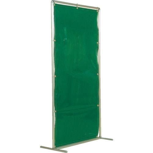 トラスコ中山 吉野 遮光フェンスアルミパイプ 1×2 単体固定 グリーン(ご注文単位 1台)【直送品】