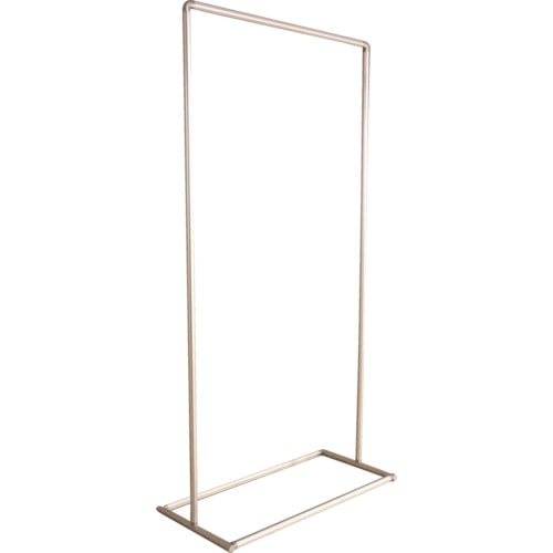 トラスコ中山 吉野 衝立用アルミパイプ 2×2 単体固定(ご注文単位 1台)【直送品】