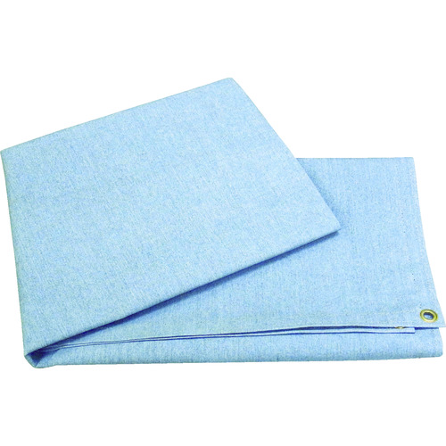 トラスコ中山 吉野 火花用衝立用シート(片面コーティング) グレー/黒 C種 幅985×長さ1985mm(ご注文単位 1枚)【直送品】