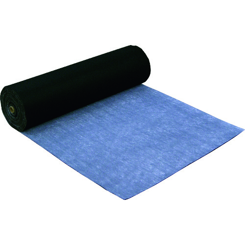 トラスコ中山 吉野 耐炎フェルト(2mm)片面コート ロール 2mX20m(ご注文単位 1巻)【直送品】