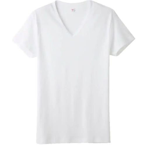 トラスコ中山 グンゼ YG半袖V首　525-2009（ご注文単位 1枚）【直送品】