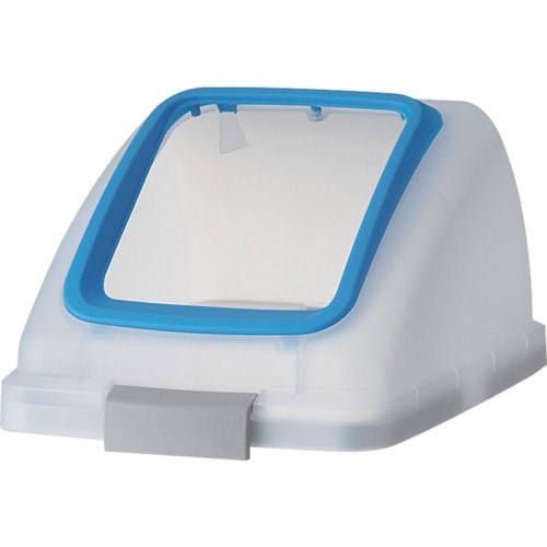 トラスコ中山 コンドル 屋内用屑入れ リサイクルトラッシュ SKL-50用 角穴蓋 青(ご注文単位 1個)【直送品】