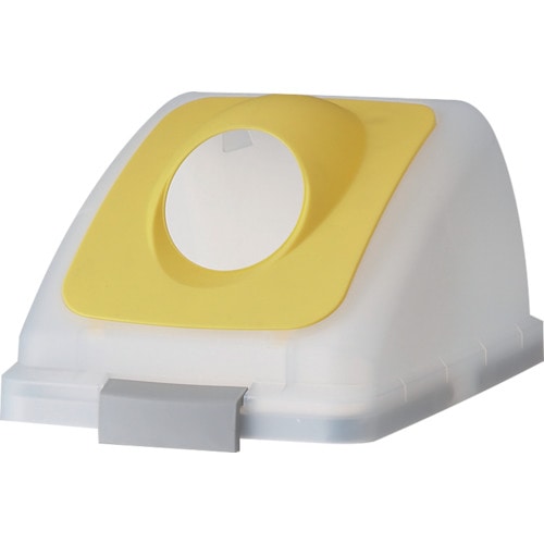 トラスコ中山 コンドル 屋内用屑入れ リサイクルトラッシュ SKL-50用 丸穴蓋 黄(ご注文単位 1個)【直送品】