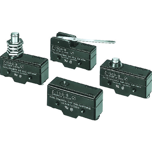 トラスコ中山 OMRON マイクロスイッチ ヒンジ ローラー 短レバー形 ねじ締め端子(ご注文単位 1個)【直送品】